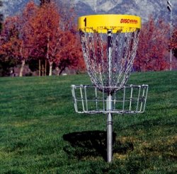 Disc golf basket Meme Template