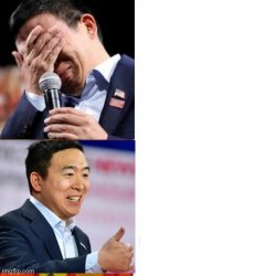 Andrew Yang hotline bling Meme Template