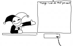 all the things jevil is better at then u Meme Template