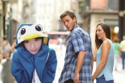 Distracted Boyfriend - Jinnytty Meme Template