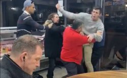 Kebab Shop Fight Meme Template