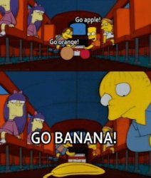 Ralph go banana Meme Template