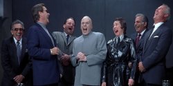 Dr Evil laughing Meme Template