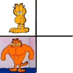 Drake Hotline Bling (Garfield Version) Meme Template