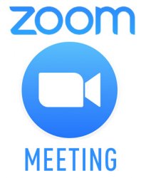 Zoom MEETING text and icon (singular) Meme Template