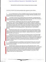Jane Doe affidavit p. 1 marked Meme Template
