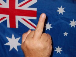 Aussie Finger to China Meme Template