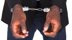 Black Man In Handcuffs Meme Template