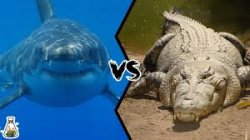 Shark vs Croc Meme Template