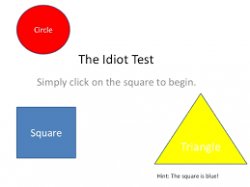 Idiot Test Meme Template