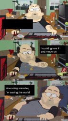 South Park Downvote Meme Template