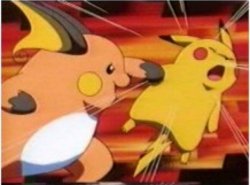 Raichu vs Pikachu Meme Template