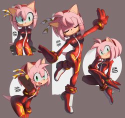 Amy Rose… Asuka style or 02 style…? Meme Template