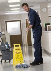 Janitor mopping Meme Template