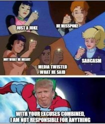 Trump Captain Planet Meme Template