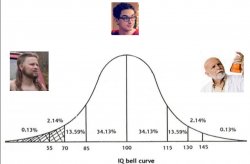 IQ Belle Curve Meme Template