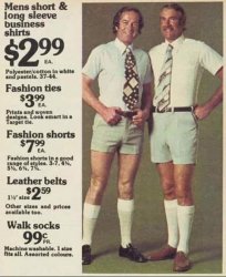 "Shorts and socks" Fashion Meme Template