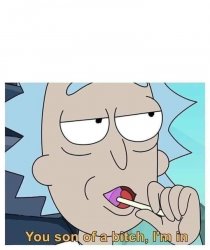 Rick you son of a bitch I'm in Meme Template