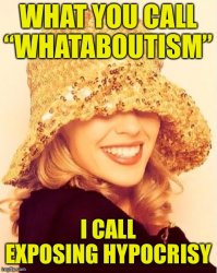 Whataboutism hypocrisy Meme Template
