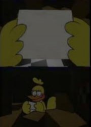 Dissapointed Chica template Meme Template