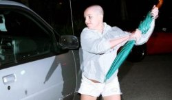 Britney Spears attack car Umbrella Meme Template