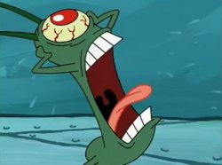 Tormented Plankton Meme Template