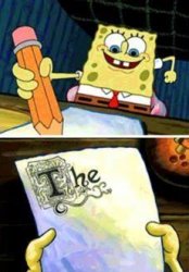 Sponge Meme Template