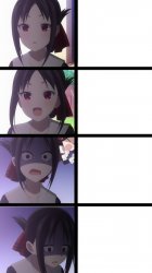 Happy to sad Kaguya Meme Template