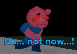 Not Now! George Pig Meme Template
