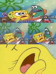 Spongebob dying Meme Template