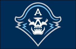 Milwaukee Admirals logo with blue background Meme Template
