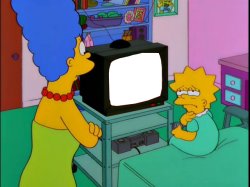 What Video Game is Lisa Simpson Playing Meme Template