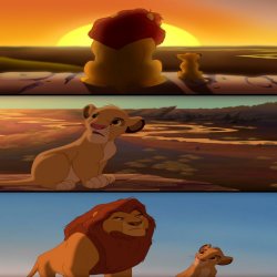 Lion King Simba Mufasa Meme Template