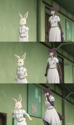 Beastars juno and haru Meme Template