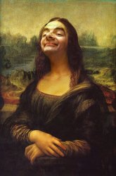 Funny Mona lisa Meme Template