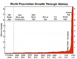 Human population growth curve Meme Template