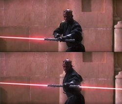 dath mole lightsaber Meme Template