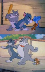 tom and jerry and spike Meme Template