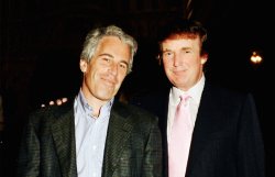 Trump and Jeffrey Epstein, partners for 15 years Meme Template