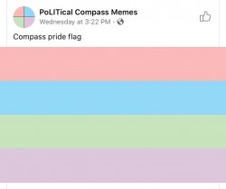 Compass pride flag Meme Template