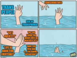 Sea of transphobia Meme Template