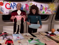 Captain Picard holding Paper Picard Meme Template