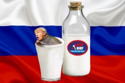 Trump in the milk Meme Template