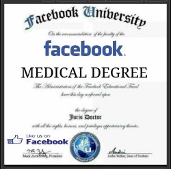 Facebook medical school Meme Template