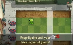 Keep digging until your lawn is clear of plants! Meme Template