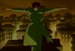 T-Pose Kakyoin Meme Template