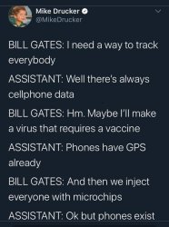 bill gates conspiracy Meme Template