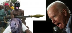 Joe Biden and Lying Dog-Faced Pony Soldier Meme Template