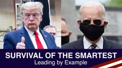 survival of the smartest leading by example Meme Template