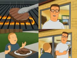 King of the Hill Meme Template